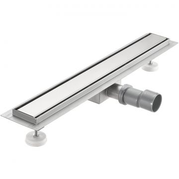 Душевой лоток с решеткой Tim (Тим) под кладку плитки защита от запаха (сухой+гидрозатвор) 70х900 мм (BAD459002)