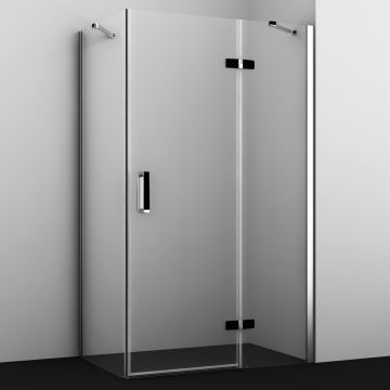 Душевой уголок Wasserkraft (Васеркрафт) Aller 1200х800 мм (габариты площадки) 10H06RBLACK MATT