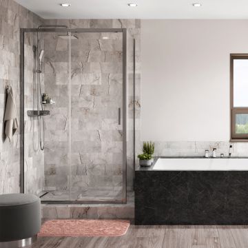 Душевой уголок Wasserkraft (Васеркрафт) Main 1100х800 мм (габариты площадки) 41S14