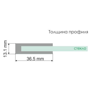 Душевой уголок Wasserkraft (Васеркрафт) Vils 1000х800 мм (габариты площадки) 56R17