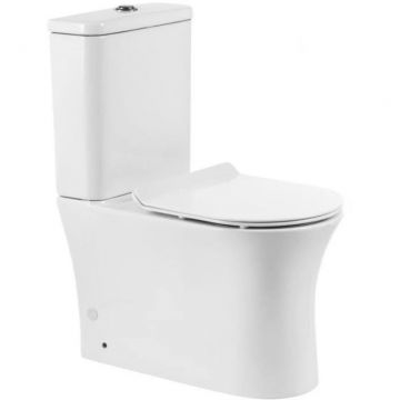 Чаша унитаза BelBagno (Бельбагно) Ancona, полное примыкание к стене, без крышки и сидушки P-trap BB1224CPR-P