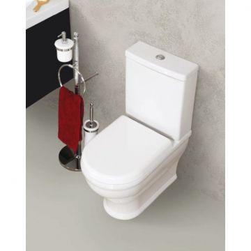 Чаша унитаза безободкового Cezares (Цезарис) Giubileo, P-trap, без крышки и сидушки CZR-165-CPR