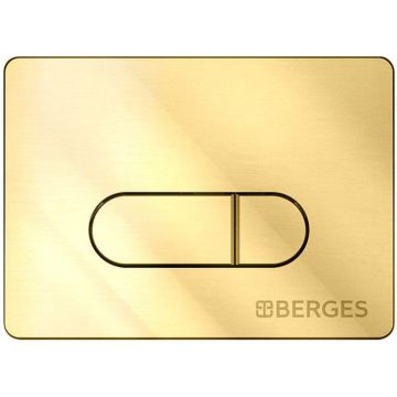 Кнопка Berges для инсталляции Novum D9 золото глянец 040039