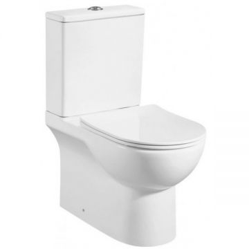 Унитаз напольный Azario (Азарио) Ambra (с сиденьем и бачком) AZ-848 белый