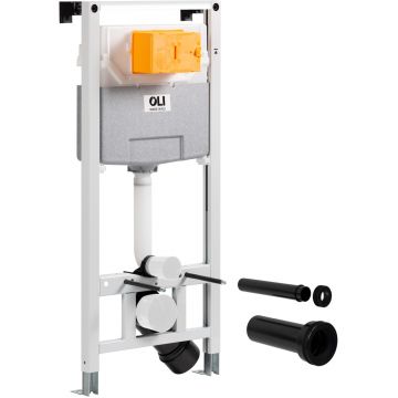 Комплект инсталляции Oli 120 ECO Sanitarblock pneumatic+Панель Karisma,черн.soft + Унитаз Point Веста PN41701