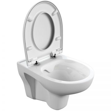 Унитаз подвесной Cersanit (Церсанит) Nature белый (с сидушкой и бачком) S-MZ-NATURE-COn-DL-w