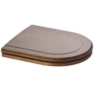 Сиденье для унитаза Villeroy and Boch (Виллерой энд Боч) Hommage тонированный под орех 99266100