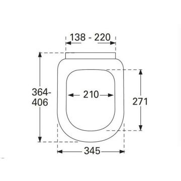 Сиденье для унитаза Villeroy and Boch (Виллерой энд Боч) Subway белый 9M66S101
