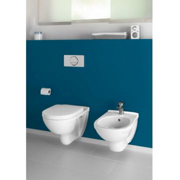 Унитаз Villeroy and Boch (Виллерой энд Боч) ONovo безободковый альпийский белый (без сидушки и бачка) 5660HR01