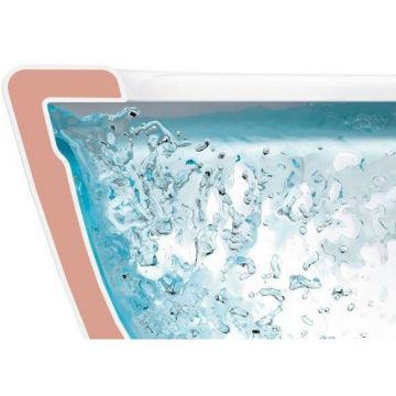 Унитаз Villeroy and Boch (Виллерой энд Боч) Subway 2.0 безободковый покрытие CeramicPlus альпийский белый (с сидушкой и без бачка) 5614R2R1