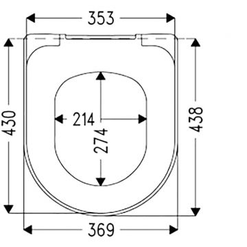 Сиденье для унитаза Haro (Харо) CEDO Тоскана, быстросъмное, дюропласт 528565