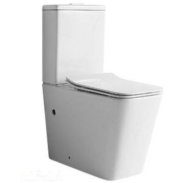 Унитаз напольный Ceramalux (Керамалюкс) с сиденьем и бачком K2170-1 цвет белый