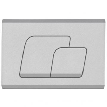 Кнопка смыва для скрытых систем инсталляции Ceramalux MC-011 цвет серебро