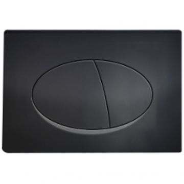 Кнопка смыва для скрытых систем инсталляции Ceramalux (Керамалюкс) NC-012 цвет черный матовый