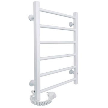 Полотенцесушитель электрический Laris (Ларис) Феличия ЧК 400х600 Э белый подключение слева