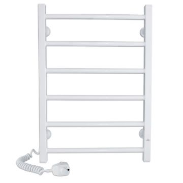 Полотенцесушитель электрический Laris (Ларис) Феличия ЧК 400х600 Э белый подключение слева
