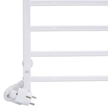Полотенцесушитель электрический Laris (Ларис) Феличия ЧК 400х600 Э белый подключение слева