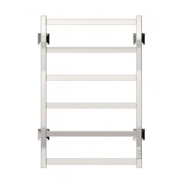 Полотенцесушитель электрический Двин (Dveen) J plaza neo 60х40 см, К диммер квадрат полированный хром