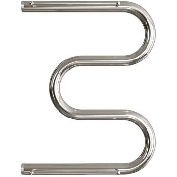 Полотенцесушитель водяной Двин (Dveen) M 50х60 см, c полкой, 1″ К0 полированный хром