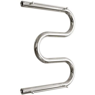 Полотенцесушитель водяной Двин (Dveen) M 50х60 см, c полкой, 1″ К0 полированный хром