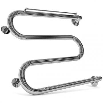 Полотенцесушитель водяной Двин (Dveen) M 60х60 см, c полкой, 1″ К0 полированный хром