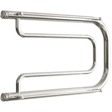 Полотенцесушитель водяной Двин (Dveen) A 32х50 см, c полкой, 1х1/2″ К0 полированный хром