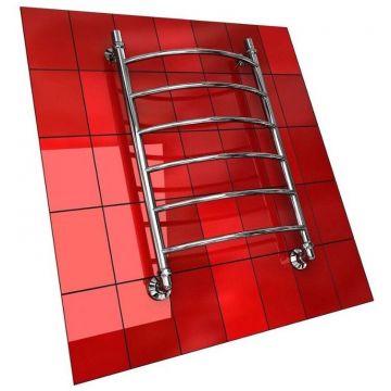 Полотенцесушитель водяной Двин (Dveen) R 80х50 см, 1х1/2″ К1 полированный хром