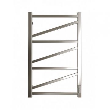 Полотенцесушитель электрический Двин (Dveen) Z plaza neo 80х50 см, К диммер квадрат полированный хром