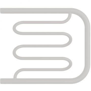 Полотенцесушитель водяной Двин (Dveen) Dw 50х60 см, без полки, 1х1/2″ К0 белый