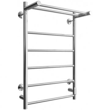 Полотенцесушитель электрический Двин (Dveen) Fj neo 80х50 см, К диммер полированный хром