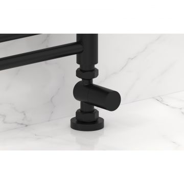 Вентиль Сунержа (Sunerga) прямой (цилиндр) G 1/2 НР х G 3/4 НГ (Матовый черный) 31-1401-1234