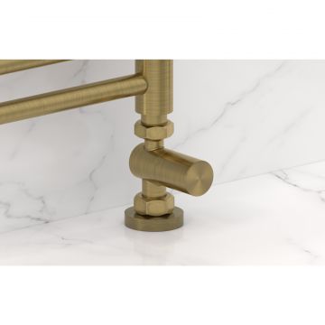 Вентиль Сунержа (Sunerga) прямой (цилиндр) G 1/2 НР х G 3/4 НГ (Состаренная латунь) 051-1401-1234