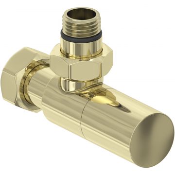 Вентиль Сунержа (Sunerga) угловой (цилиндр) G 1/2 НР х G 3/4 НГ (Шампань) 020-1400-1234