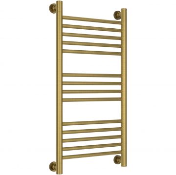 Полотенцесушитель водяной Сунержа (Sunerga) Богема+ прямая 800х400 Состаренная латунь 051-0220-8040