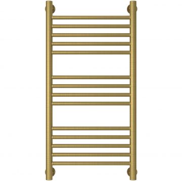 Полотенцесушитель водяной Сунержа (Sunerga) Богема+ прямая 800х400 Состаренная латунь 051-0220-8040