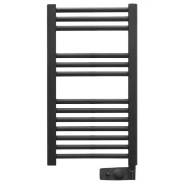 Полотенцесушитель электрический Atlantic (Атлантик) 2012 NA узкий прямой антрацит 300W 400х798 мм (002236)