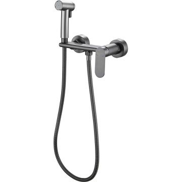 Гигиенический душ со смесителем Haiba (Хаиба) HB5516-3, оружейная сталь