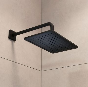Душевая насадка Iddis (Иддис) Slide верхняя прямоугольная матовый черный SLI31BPi64