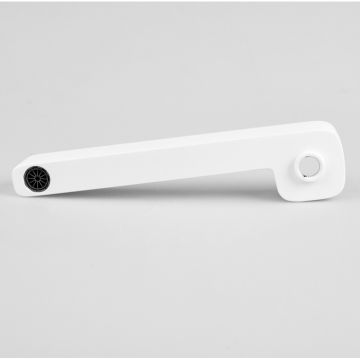 Излив для смесителя Iddis (Иддис) ванна плоский латунь 150 мм поворотный в/див м, белый ID 995F15WM2SM