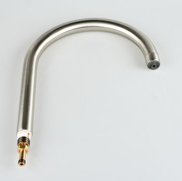 Излив для смесителя Iddis (Иддис) кухня J-образный нержавеющая сталь 204х277 мм поворотный сатин 995J20S5SM