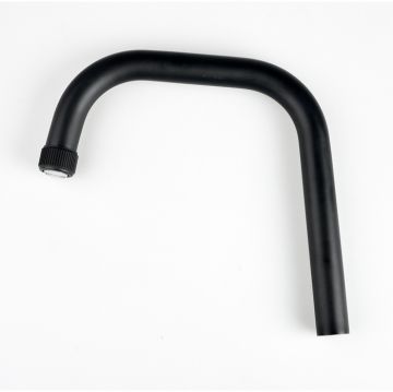 Излив для смесителя Iddis (Иддис) кухня L-образный нержавеющая сталь 200х370 мм поворотный черный 995L20B5SM