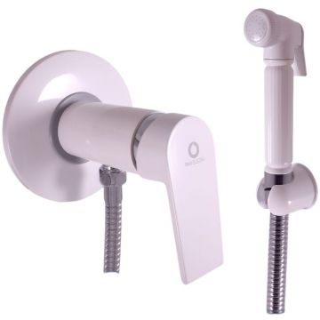 Гигиенический душ со смесителем Rav Slezak (Рав Слезак) COLORADO CO147/1BC, белый/хром