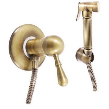 Гигиенический душ со смесителем Rav Slezak (Рав Слезак) LABE L447SM, бронза