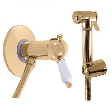 Гигиенический душ со смесителем Rav Slezak (Рав Слезак) LABE L547/1Z, золото