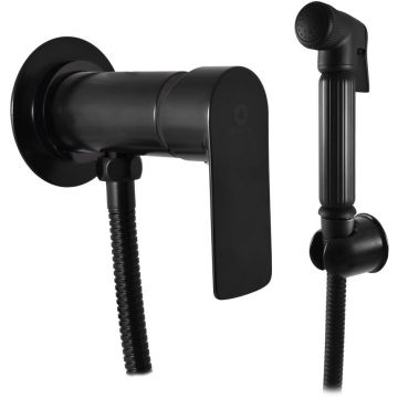 Гигиенический душ со смесителем Rav Slezak (Рав Слезак) VLTAVA VT447/1CMAT, черный