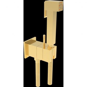 Гигиенический душ со смесителем Graffio (Граффито) Namir KSPAQ101-09ORO, золото