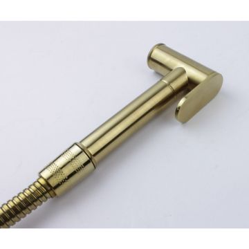 Гигиенический душ со смесителем Bronze de Luxe (Бронз Де Люкс) Element EL28GB, матовое золото/черный