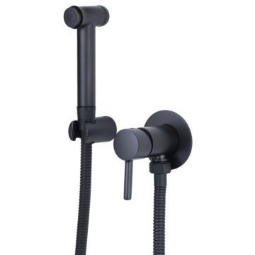 Гигиенический душ со смесителем Bronze de Luxe (Бронз Де Люкс) SCANDI 14512B, черный