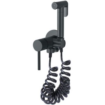 Гигиенический душ со смесителем Bronze de Luxe (Бронз Де Люкс) SCANDI 701/1B, черный
