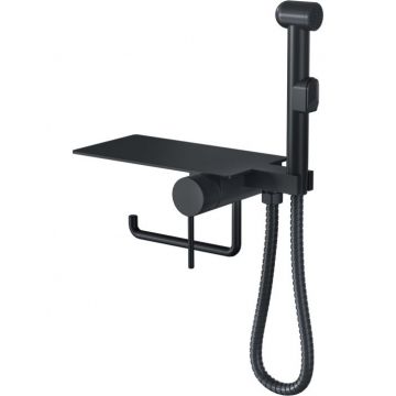 Гигиенический душ со смесителем Bronze de Luxe (Бронз Де Люкс) SCANDI 708B, черный